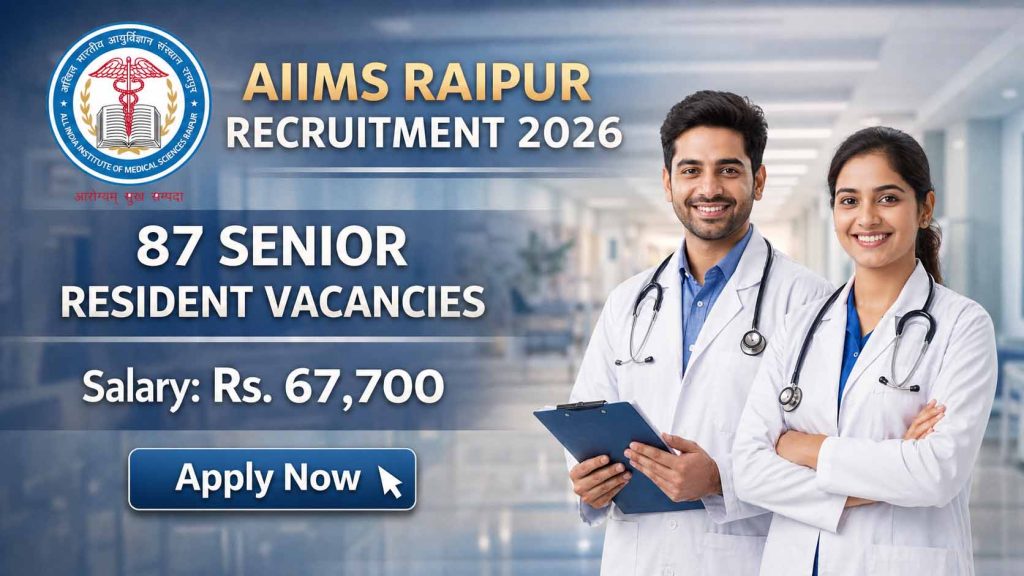AIIMS Raipur Senior Resident Recruitment 2026