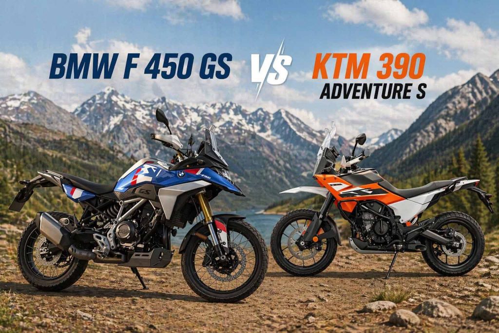 BMW F 450 GS vs KTM 390 Adventure S