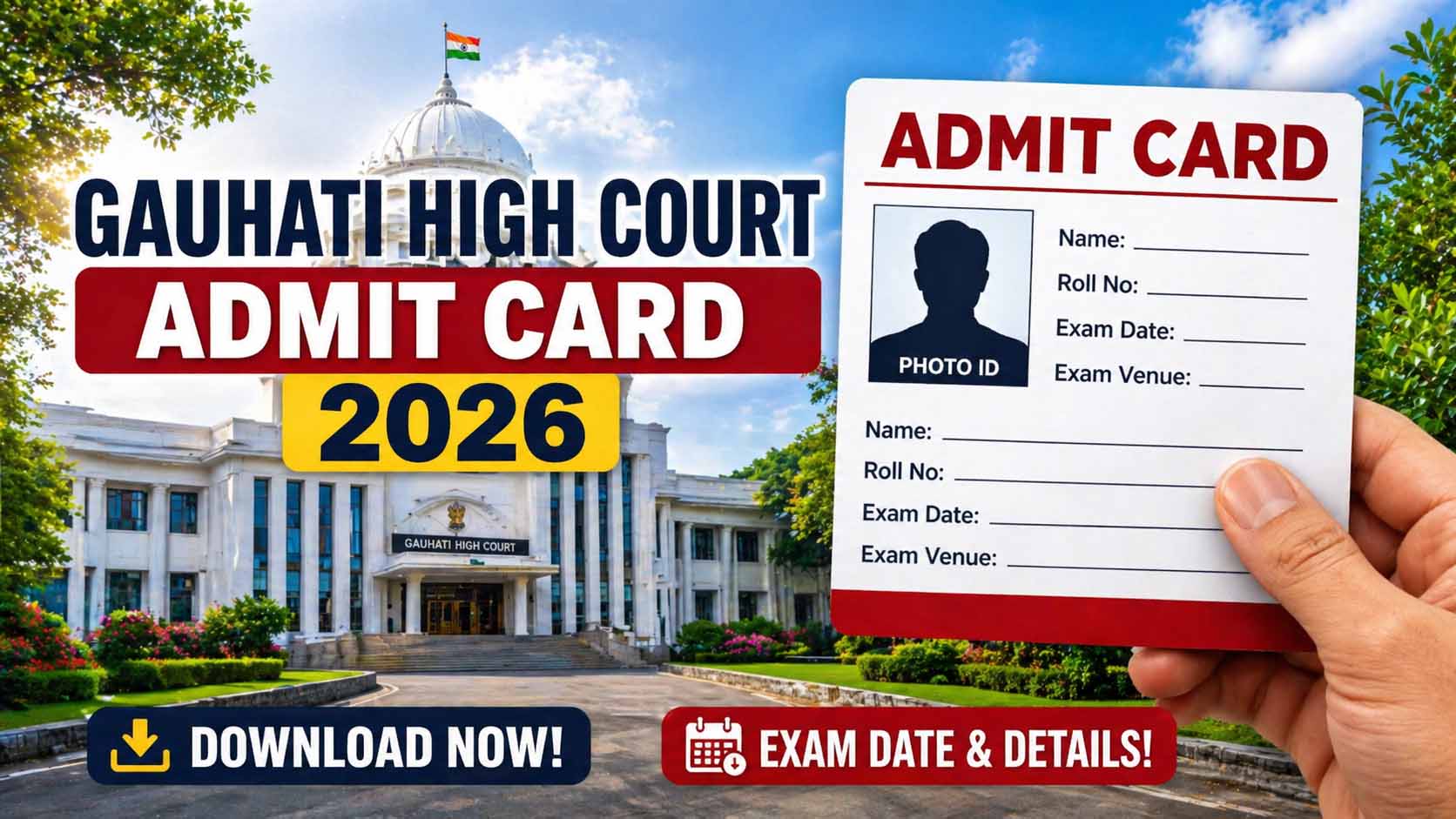 Gauhati High Court Admit Card 2026