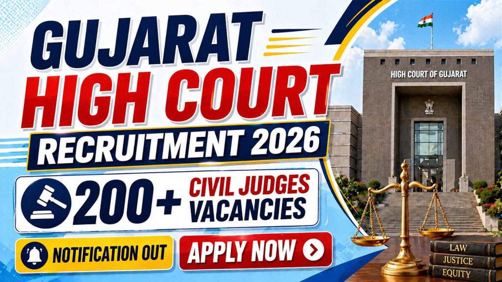 Gujarat High Court Civil Judges Recruitment 2026