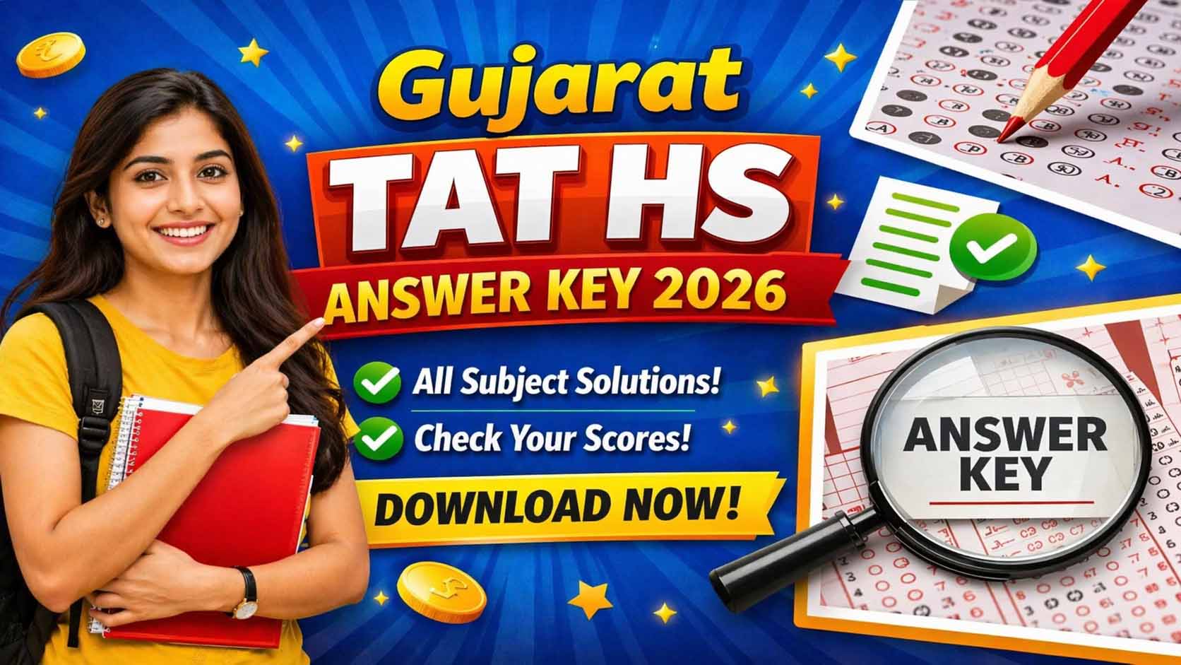 Gujarat TAT HS Answer Key 2026