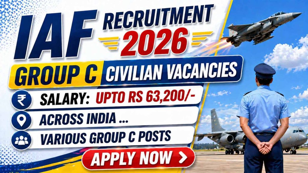 IAF Group C Recruitment 2026