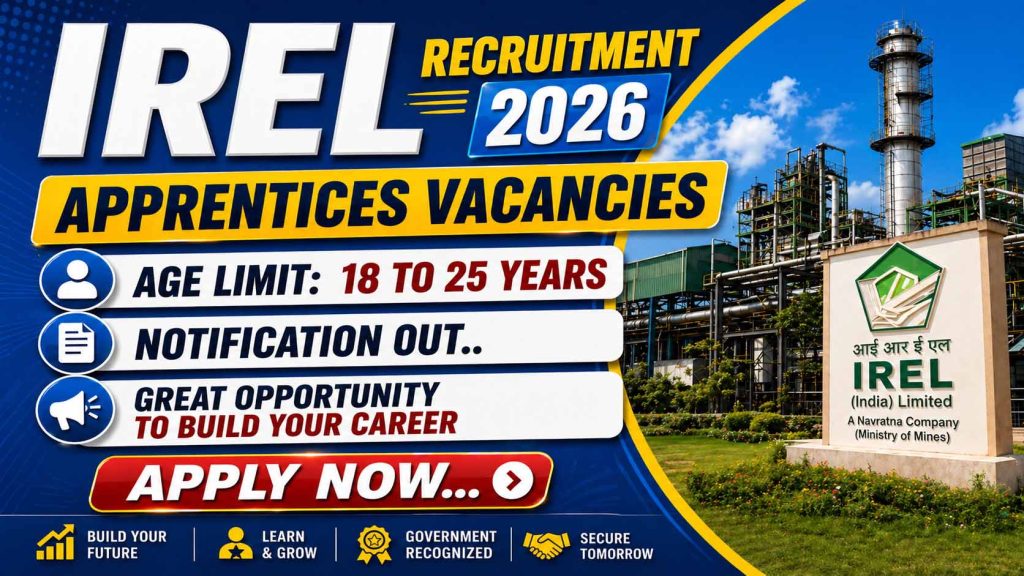 IREL Apprentices Recruitment 2026