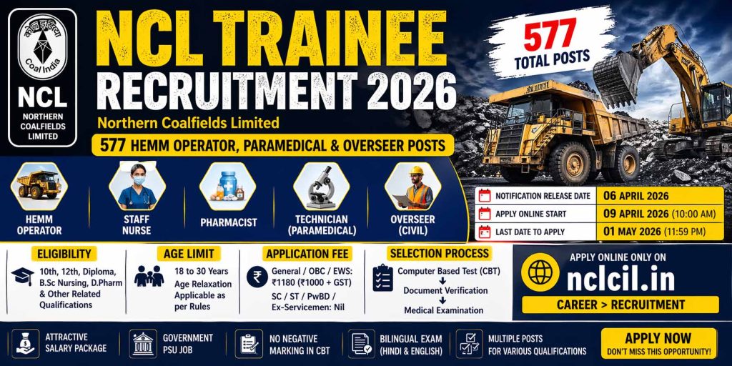 NCL Trainee Recruitment 2026