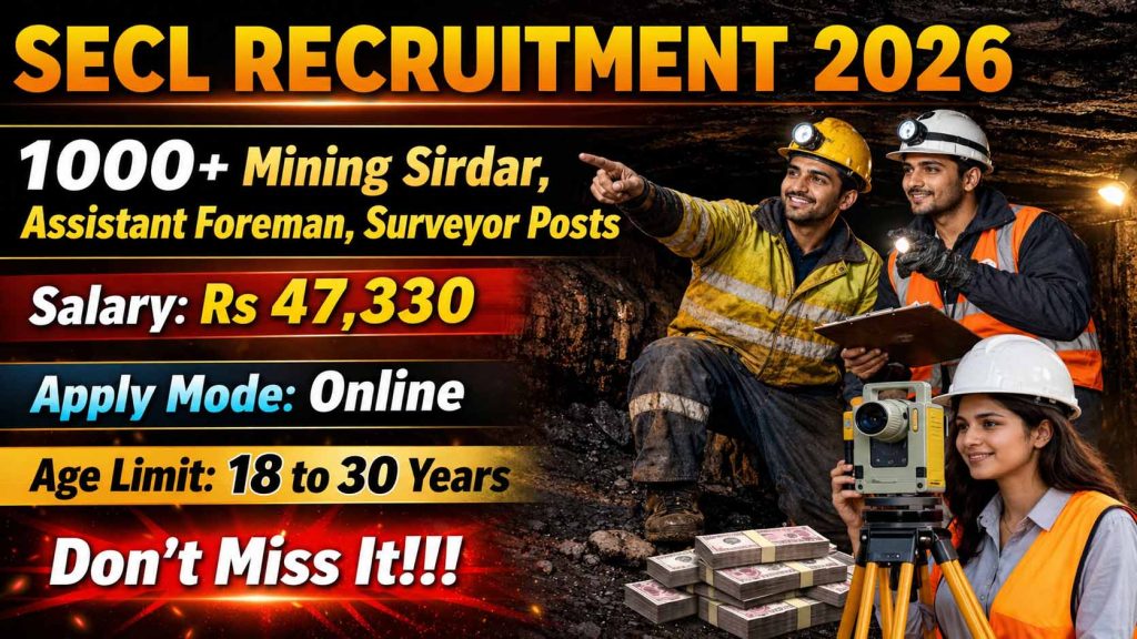 SECL Recruitment 2026