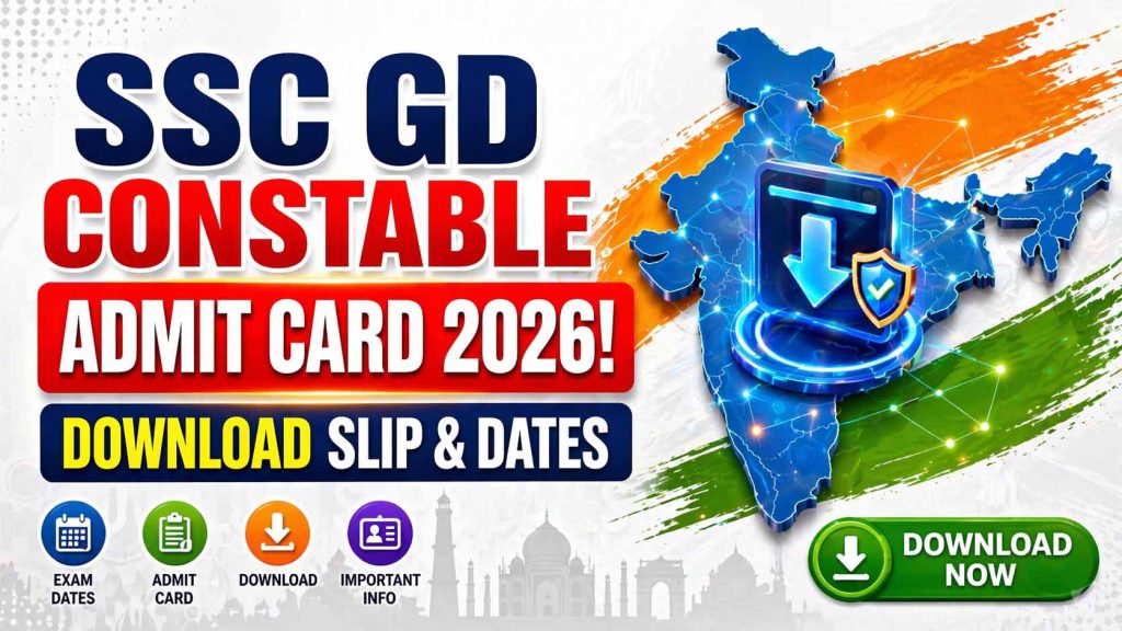 SSC GD Admit Card 2026