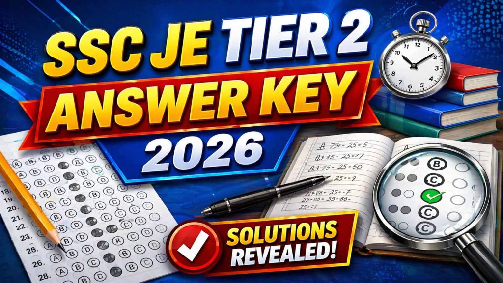SSC JE Tier 2 Answer Key 2026
