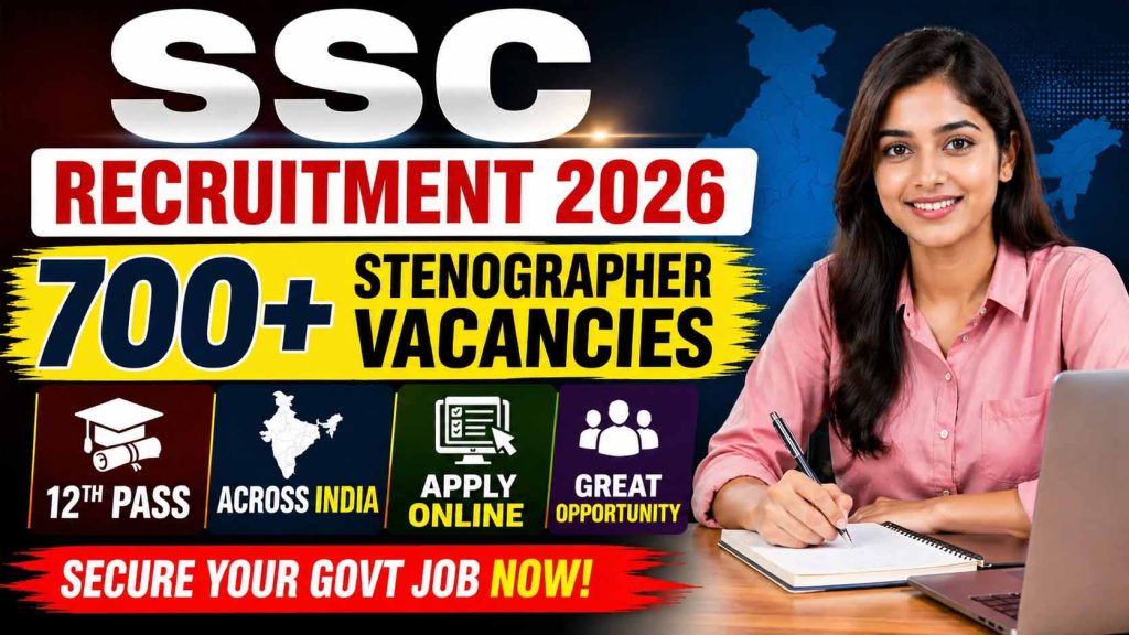 SSC Stenographer Recruitment 2026
