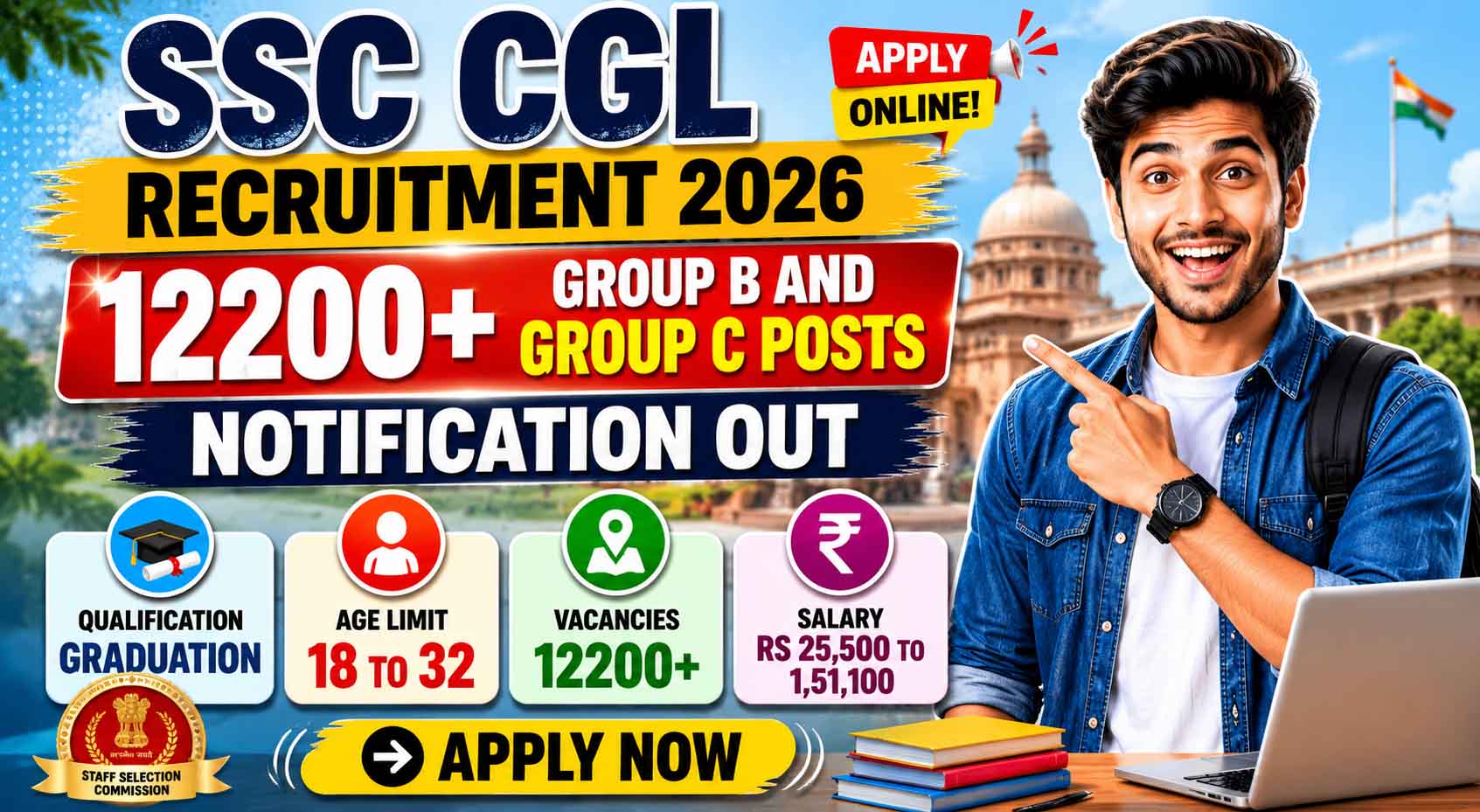SSC CGL Recruitment 2026